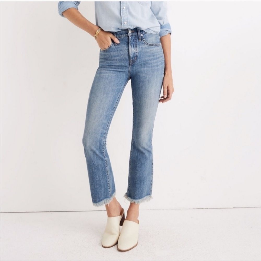 Madewell cali demi boot jeans SZ 25 - Picture 2 of 14